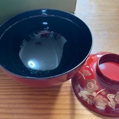 お客様用漆器　5客　未使用品の画像