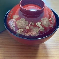 お客様用漆器　5客　未使用品の画像