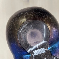 J2799 値下げしました！　希少 極美品 スウェーデン王室御用達 KOSTA BODA コスタボダ バーティル・ヴァーデン Volcanoシリーズ アーティストシリーズ　フラワーベース 一輪挿しの画像