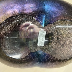 J2799 値下げしました！　希少 極美品 スウェーデン王室御用達 KOSTA BODA コスタボダ バーティル・ヴァーデン Volcanoシリーズ アーティストシリーズ　フラワーベース 一輪挿しの画像