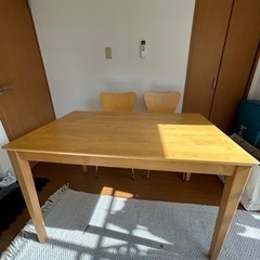 ダイニングテーブル差し上げます