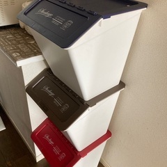 (お取引中)無料　ゴミ箱3つセット