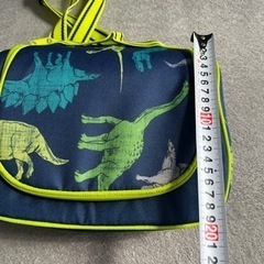 GAP 恐竜　カバン　青のカバンの画像