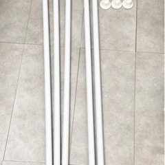 つっぱり カーテンレール L字 コーナー 直線最大530cm 【...