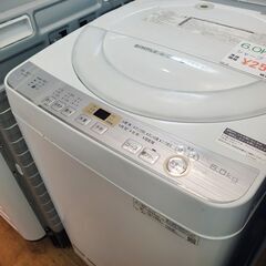★洗濯機★6.0K★シャープ★ES-GE6C★2019年製★の画像