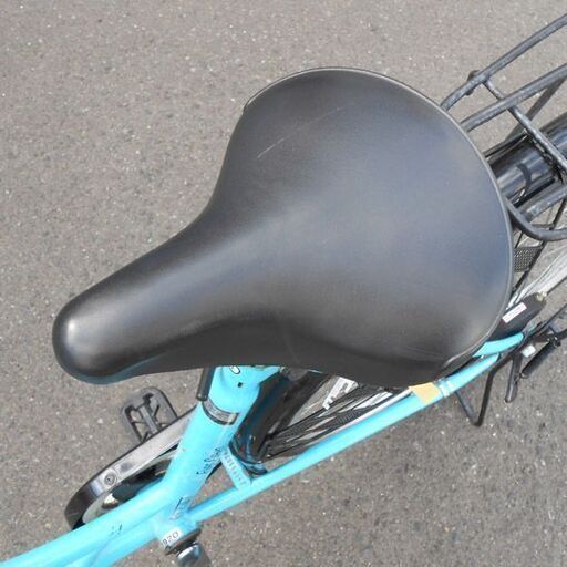 自転車 26インチ 青系 6段切替 シティサイクル Ever.Green.. 6段変速