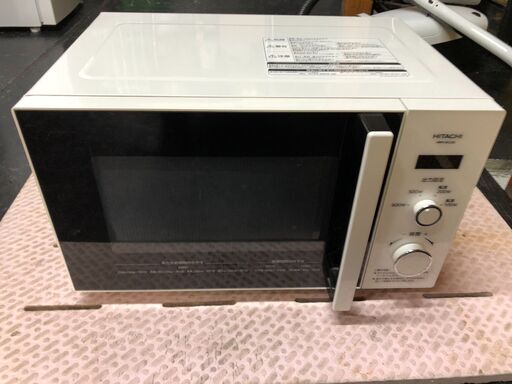 ☆中古￥8,800！HITACHI　電子レンジ　家電　HMR-BK220-Z6型　2020年製　【BJ123】
