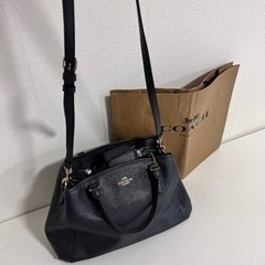 【コーチバック】黒の画像