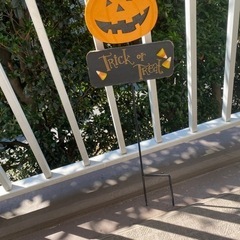 ハロウィン、リース、ラダーの画像