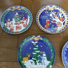 クリスマス　皿　5枚セットの画像