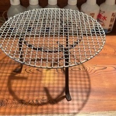 【決まりました】網、鉄の三脚