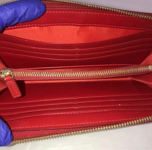 MCM長財布　レッド