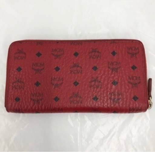 MCM長財布　レッド
