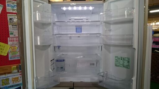 【愛品倶楽部柏店】三菱 2016年製 435L 6ドア冷凍冷蔵庫　MR-R44A-F