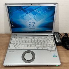 美品・SIM搭載＞0536 軽量 Panasonic レッツノート CF-SZ6 8GB / SSD 256 /i5 office Win11