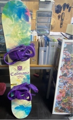 スノーボード　ビンディング付き