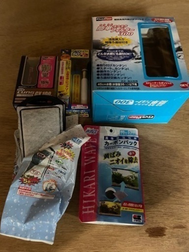 観賞魚用外掛け式フィルター他セット