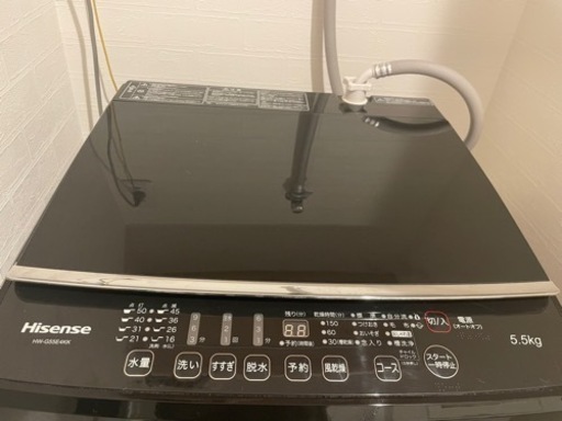 洗濯機　5.5キロ　人気カラー