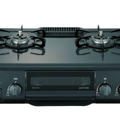 【二口ガステーブル】中古・魚焼きグリル未使用・都市ガス・左強火【...