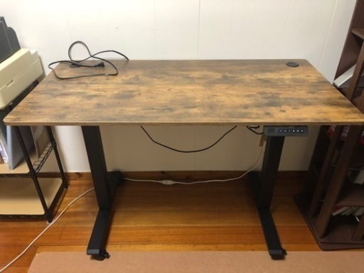 電動昇降テーブル　120×60