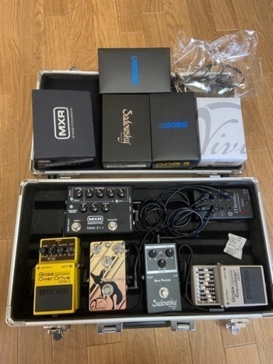 Fender アコースティックベース　スクワイヤープレベ　エフェクター類