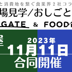 大田市場見学＆おしごと相談会 AGRIGATE×Foodison