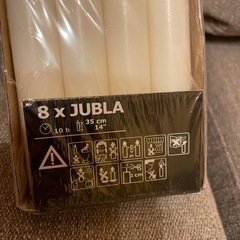 クリスマス　オーナメント＆ロウソクの画像