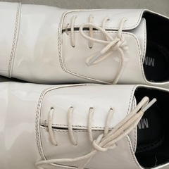 新郎靴　ブライダルシューズ　白　結婚式　の画像