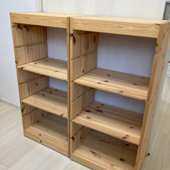 【値下げ】IKEA トロファスト 棚板付き