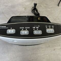ユアサ セラミックヒーター YA-S1270CM 2021年製 ホワイト タイマー付き 札幌市手稲区の画像