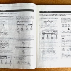 無料　Yamaha sequence remixer RM1x　説明書の画像