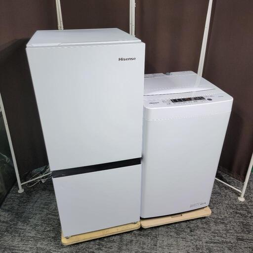‍♂️売約済み‼️配送設置は無料‼️最新2022年\u002621年製✨人気のホワイトカラー✨Hisense 家電セット