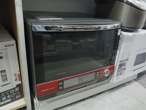 【21】HITACHI　日立　ヘルシーシェフ　過熱水蒸気オーブンレンジ　MRO-GV300　レッド　2010年製