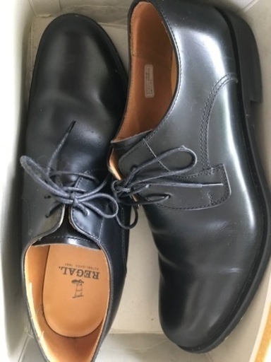 26センチ26.5cmオックスフォード定価29800円1度のみ使用　ビジネスシューズリーガル革靴　本革プレーン