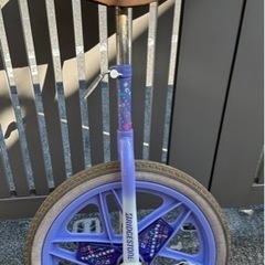 ブリヂストン　一輪車　18インチ　18サイズ　スケアクロウ　SCW18 LV パープルの画像