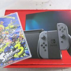 Nintendo Switch ニンテンドースイッチ　グレー 美品 スプラトゥーン3付