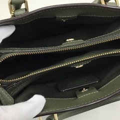 【美品】コーチ COACH ミニセージ　ハンドバッグ ショルダー　カーキの画像