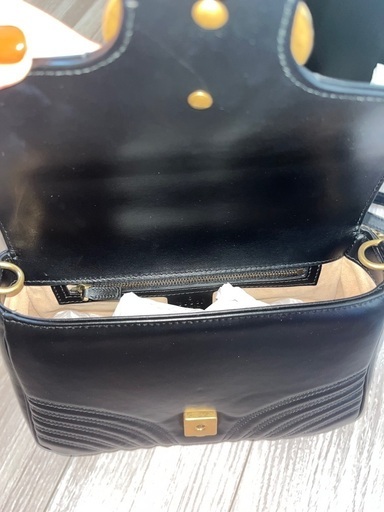 GUCCI グッチ 〔GGマーモント〕ミニ トップハンドルバッグ