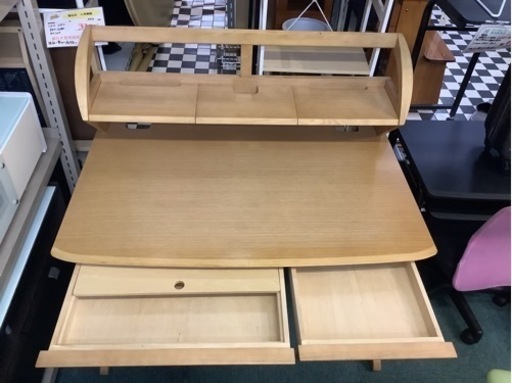 リサイクルサービス八光】カリモク家具 学習デスクセット