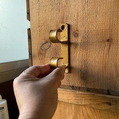 残り１つ　ダブルの不思議なフック　ビンテージの画像