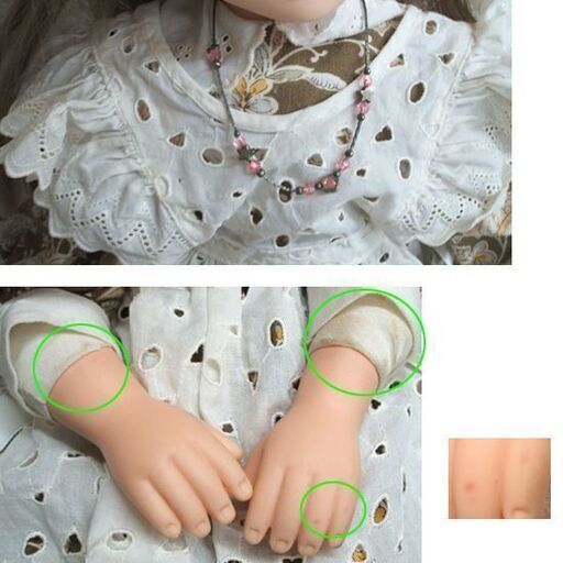 昭和レトロ オオイケ スリープアイ ドール 50cm 花柄ワンピース 麦わら帽子 抱き人形 女の子 コレクション アンティーク ☆ P