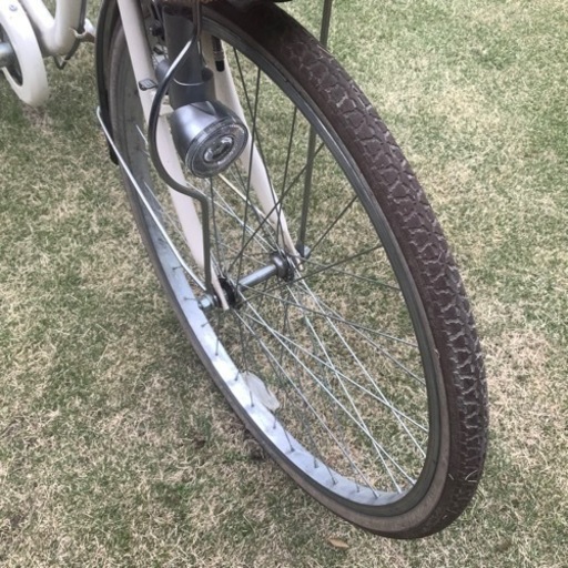 ★自転車　24インチ　クリーム色　土日取引　愛知県★