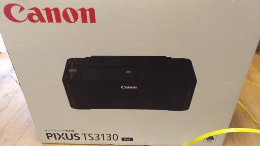 新品未使用) Canon PIXUS TS3130 黒色の本体  ※本体電源ケーブルのみで 、インク・USB ケーブルはついておりません！