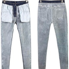 【新品】サイズ　L女性のレギンス冬の暖かいスーパー弾性プラス厚い固体ズボンハイウエストスリムプッシュアップズボンの画像