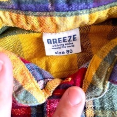 Breezeブリーズ　チェックシャツの画像