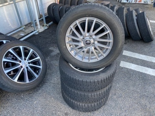 ?【車の冬支度!】スタッドレス＆アルミ 付 ヤリス/アクア/フィット【カー用品･ホイール買取アールワン田川】