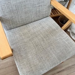 シングルソファ　IKEAの画像