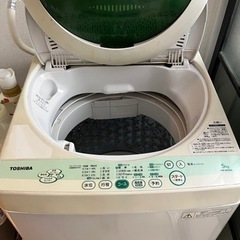 洗濯機お譲りします。東芝製、5kgの画像