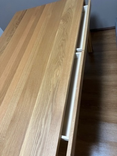 無印　木製ダイニングテーブル　140cm オーク材