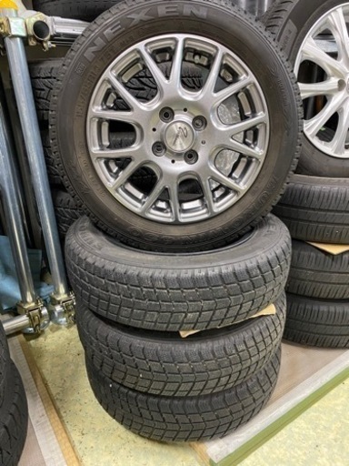 🚗【車の冬支度!】 軽用14インチ5スタッドレス＆アルミ付【カー用品･ホイール買取アールワン田川】